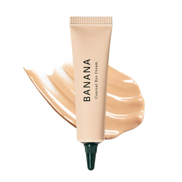 Banana Conceal Cream, 48 Hr Hydration Natural Coverage For Eye Wrinkle & Dark Circle, Reduces Puffiness & Crows Feet, 0.52 Oz