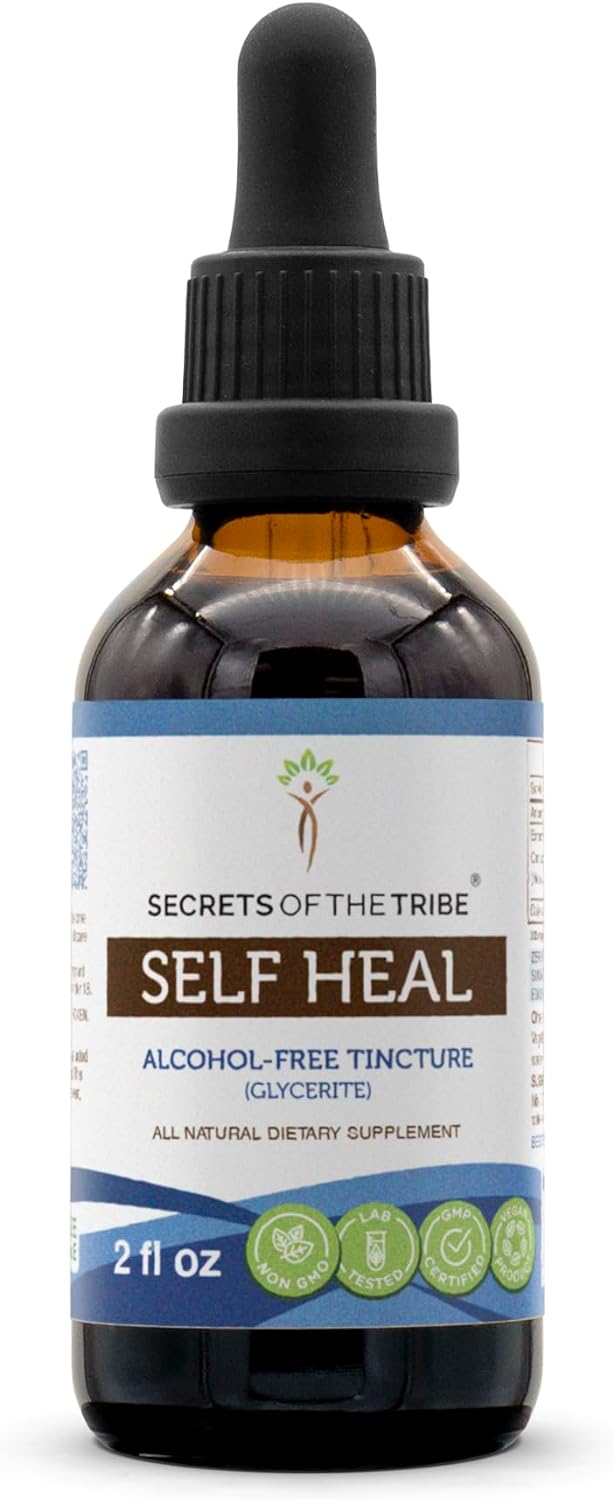 Self Heal Liquid Extract Alcohol-Free Made with Natural 100% Pure Herb 2Oz