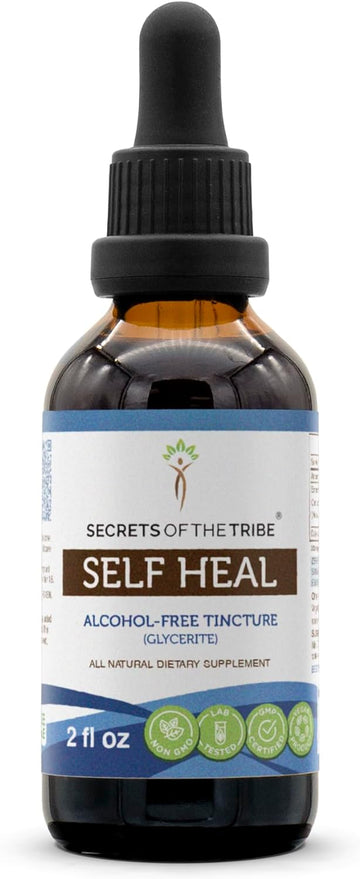 Self Heal Liquid Extract Alcohol-Free Made with Natural 100% Pure Herb 2Oz
