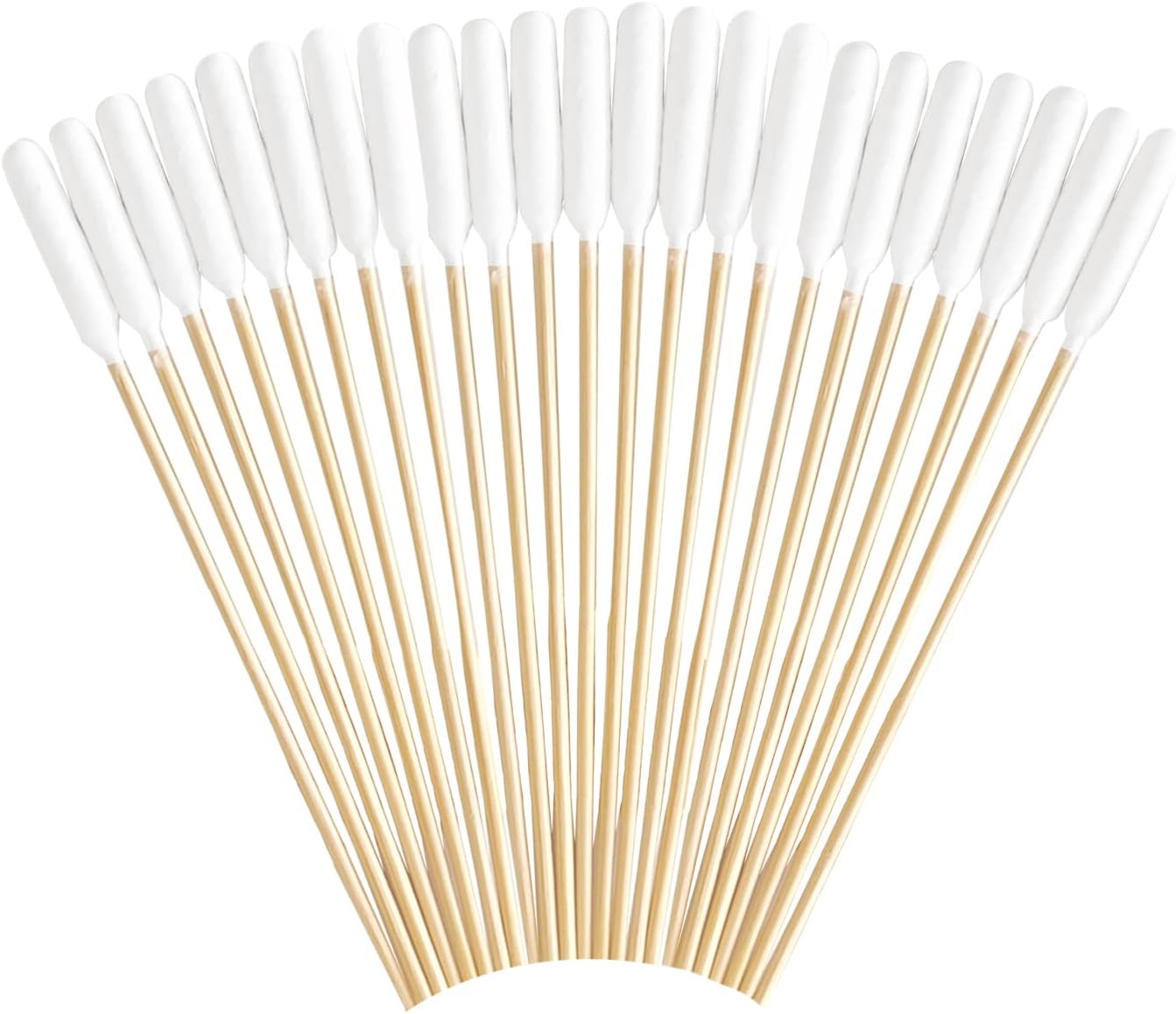 6 Inch Long Cotton Swabs for Dogs ,Cat,Small Pet Ears Cleaning, Pet Cotton Ear Buds Swabs,Ear Cleaning Swabs with Bamboo Handle,Apply for Daily Ear Cleaning Removes Wax, Dirt (100pcs)