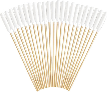 6 Inch Long Cotton Swabs for Dogs ,Cat,Small Pet Ears Cleaning, Pet Cotton Ear Buds Swabs,Ear Cleaning Swabs with Bamboo Handle,Apply for Daily Ear Cleaning Removes Wax, Dirt (100pcs)
