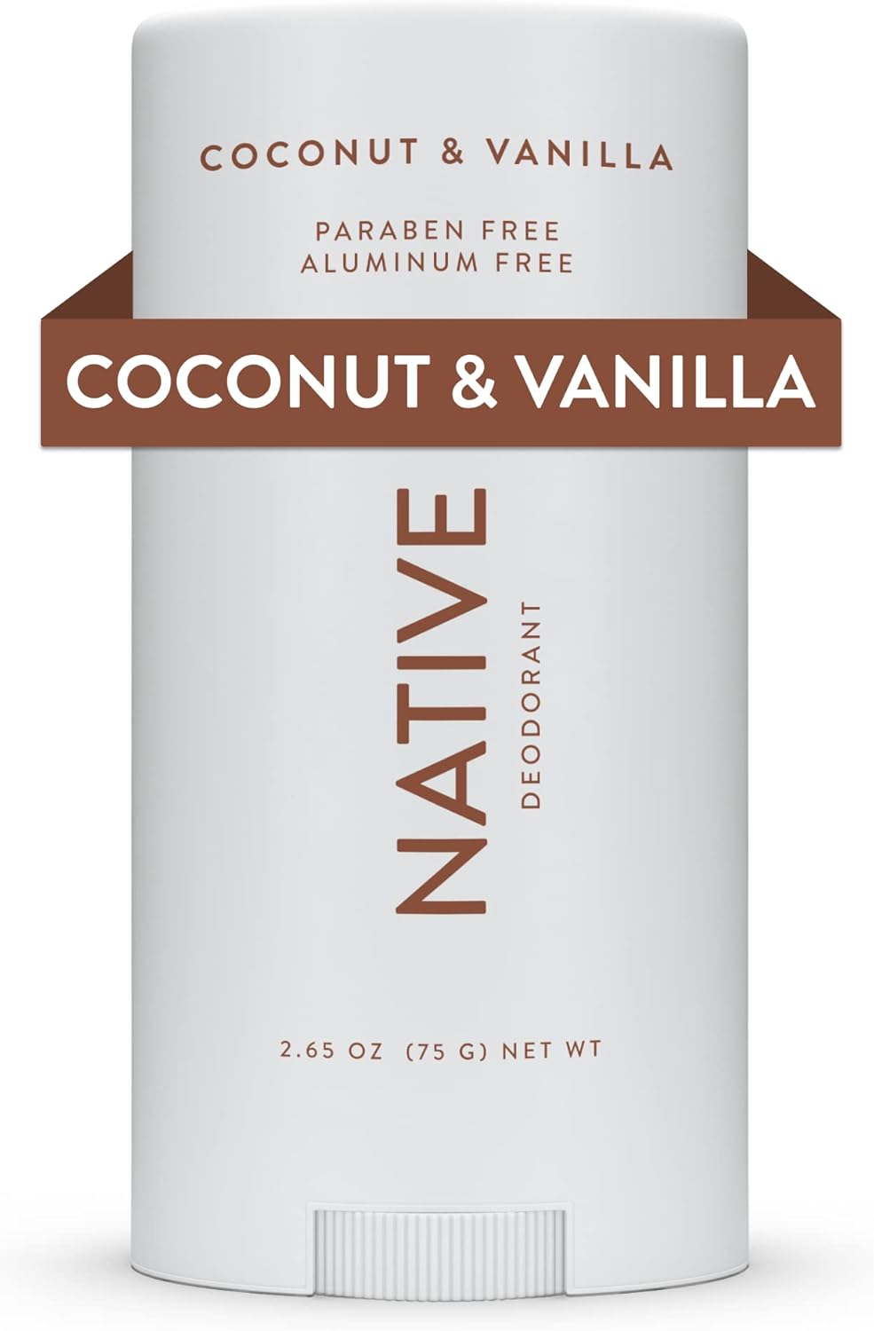 Native Deodorant Womens & Men – Alcohol & Aluminium Free - Coconut & Vanilla Scent - Naturally Derived With Shea Butter, Coconut Oil & Baking Soda - 72 Hour Odor Control (3 Pack, 75Ml Each)