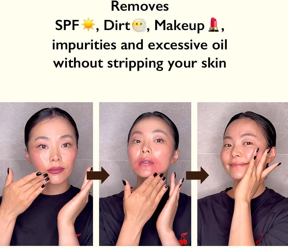 Haruharu Wonder Black Rice Moisture Deep Cleansing Oil 150Ml, Korean Facial Cleanser, Makeup Remover, Vegan, Cruelty Free