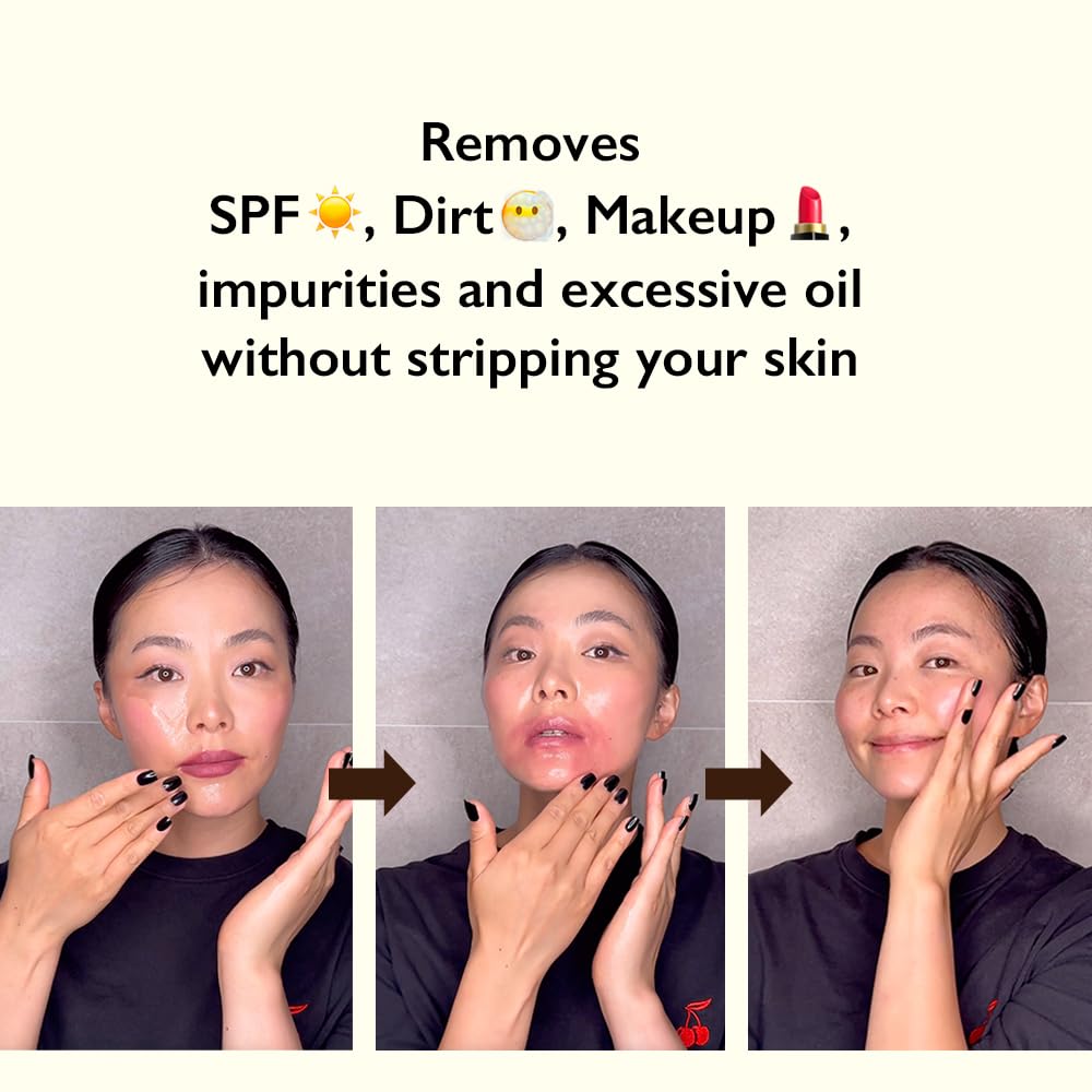 Haruharu Wonder Black Rice Moisture Cleansing Oil, 5.1 Fl Oz, Double Cleansing, Daily Makeup Remover, Pore Oil Cleanser, Korean Skincare For Sensitive, Normal And Oily Skin : Beauty & Personal Care