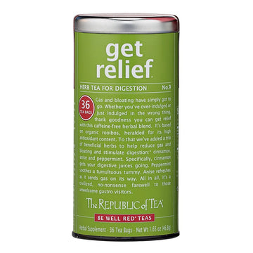 The Republic Of Tea, Get Relief Tea, 36-Count