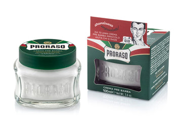 Proraso Pre-Shave Conditioning Cream For Men, Refreshing And Toning With Menthol And Eucalyptus Oil, 3.6 Oz