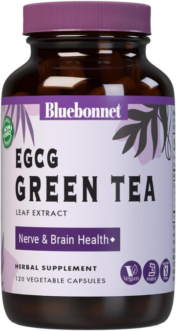 Bluebonnet Egcg Green Tea Leaf Extract Supplement, 120 Count