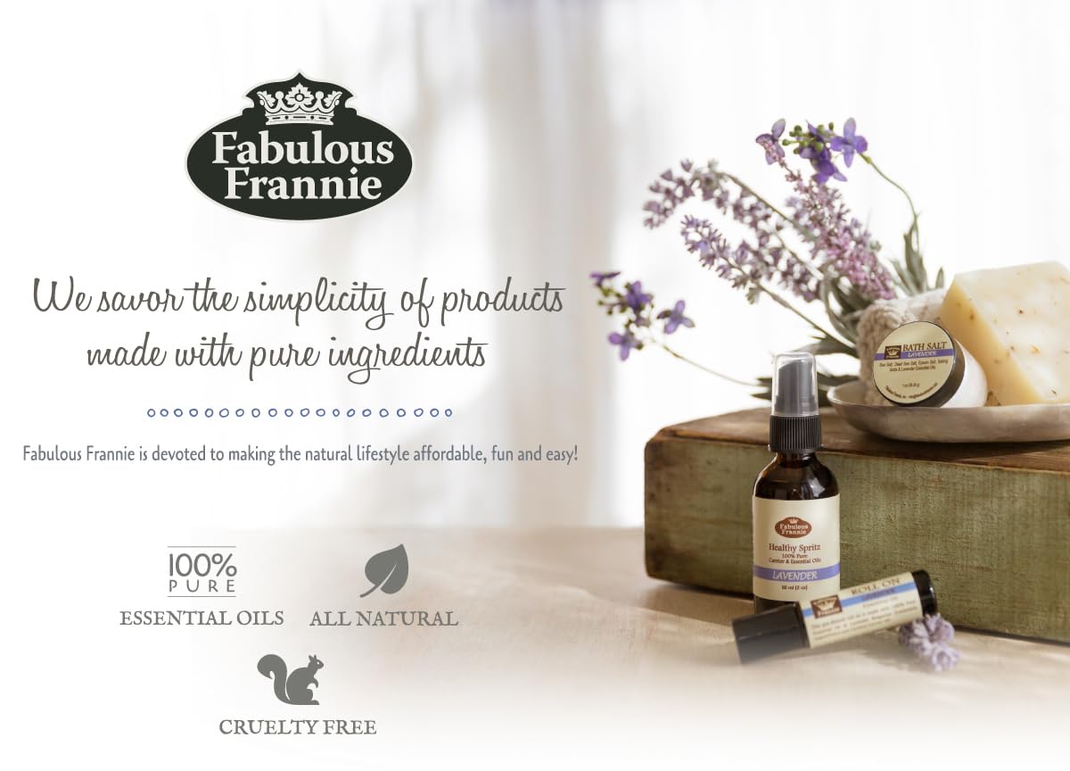 Fabulous Frannie Muscle Ice All Natural Essential Oil Healing Balm Made With Sunflower Oil, Coconut Oil, Shea Butter, Beeswax, Soy Wax, Aloe Vera And Pure Essential Oils 3.5Oz Tin : Beauty & Personal Care