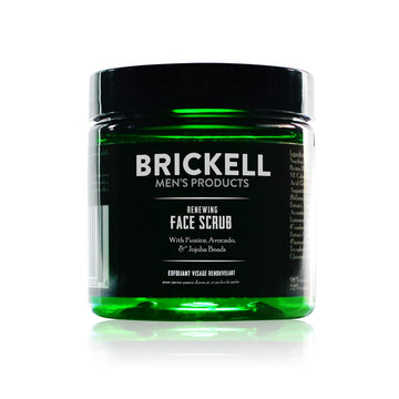 Brickell Men'S Renewing Face Scrub For Men, Natural And Organic Deep Exfoliating Facial Scrub Formulated With Jojoba Beads, Coffee Extract And Pumice, 2 Ounce, Scented