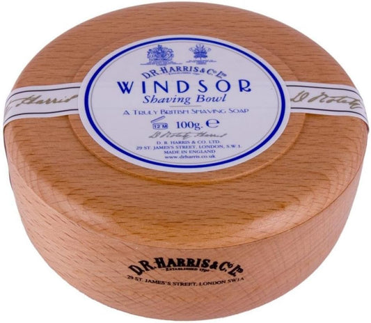 D.R.Harris & Co Windsor Beech Shaving Bowl & Shaving Soap : Beauty & Personal Care