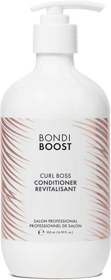 Bondiboost Curl Boss Defining Conditioner - Silicone-Free, Aloe-Based Formula With Vegetable Squalane (Sugarcane) & Six Oil Blend For Hydrated, Frizz-Free, Defined Curls - Vegan & Cruelty-Free, 300Ml