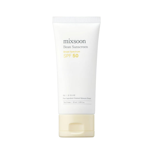 Mixsoon Bean Sunscreen Spf 50 Airy Texture Type For Face Korean Skin Care 1.69 Fl Oz / 50Ml