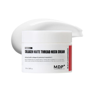 Mdp Premium Collagen Naite Thread Neck Cream 2.0, Skin Tightening, Firming, 3.38Oz/100Ml, Anti-Aging, Moisturizer Face Cream, Neck & Décolleté Wrinkles, Soft Smooth Skin