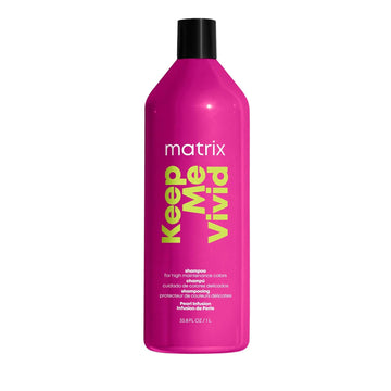 Matrix Keep Me Vivid Shampoo | Prolongs Color Vibrancy & Enhances Shine | Sulfate-Free | For Color Treated Hair | Gently Cleanses Hair | Salon Shampoo | Packaging May Vary