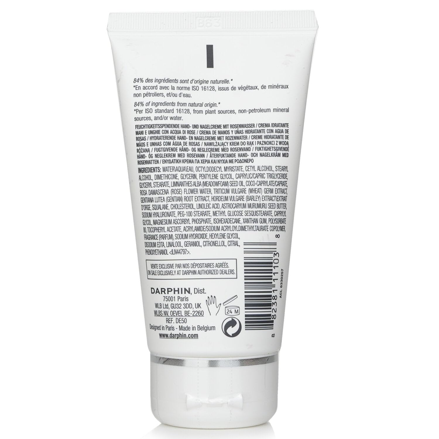 Darphin All Day Hydrating Hand And Nail Cream For Women - 2.5 Oz Cream