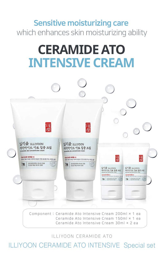 Illiyoon Ceramide Ato Cream Set(6.8Oz)