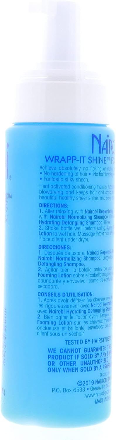 Nairobi Wrapp-It Shine Liquid Spray, 8 Oz : Beauty & Personal Care