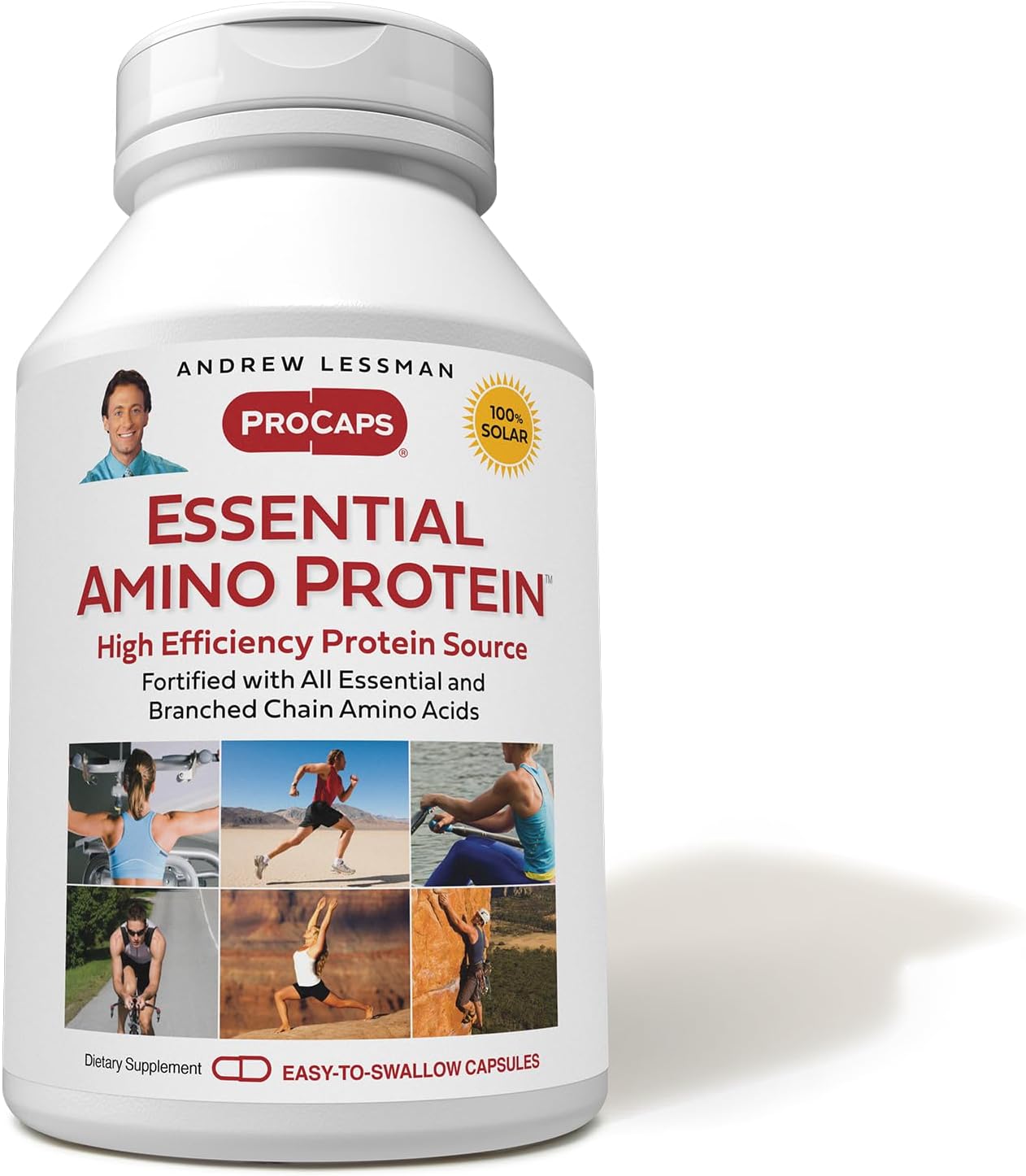 Andrew Lessman Essential Amino Protein 180 Capsules - A Highly Bioavailable Protein Source With Essential And Branched Chain Amino Acids. Supports Structure And Function Of Key Organs And Tissues