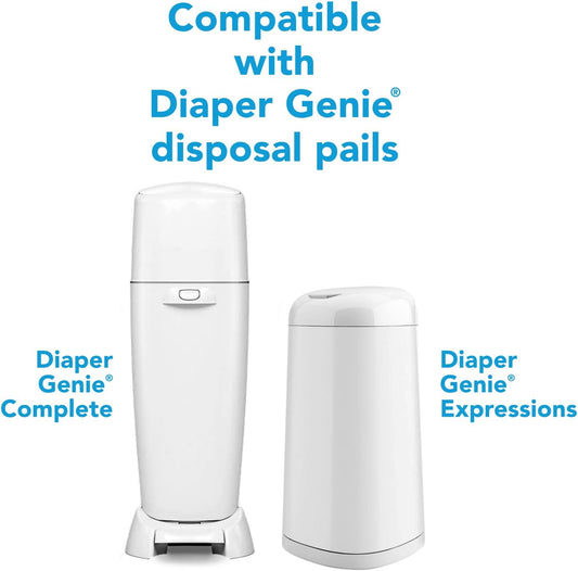 Mama Bear Diaper Pail Refills for Genie Pails, Unscented, 270 Count (Pack of 1)