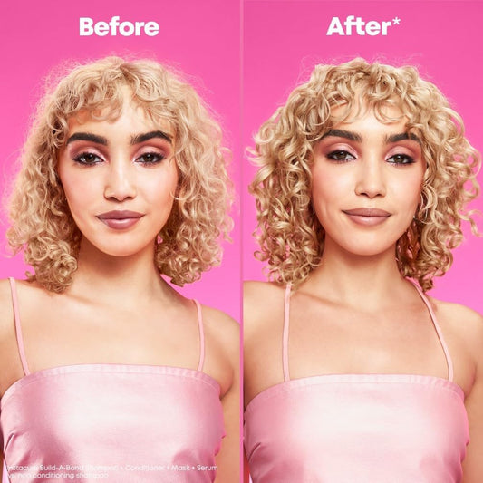 Matrix Instacure Build-A-Bond Mighty Care Conditioner, For Damaged Hair, Repairing Formula, With Citric Acid And Squalane, Strengthens From The Inside, Smooths And Softens