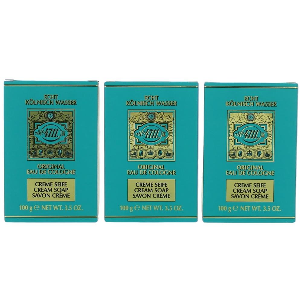 4711 By Muelhens For Men And Women: Cream Soap 3.5 Oz (Box Of 3)