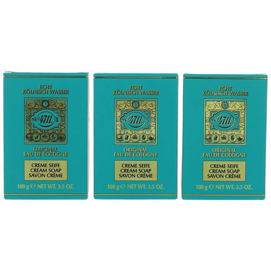4711 By Muelhens For Men And Women: Cream Soap 3.5 Oz (Box Of 3)