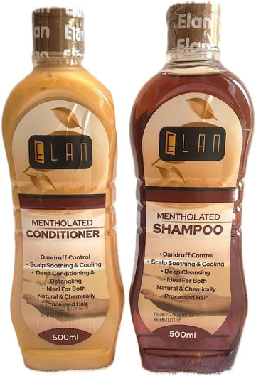 Elan Mentholated Hair Shampoo And Conditioner