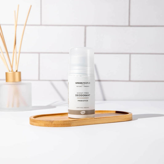 Green People Scent Free Deodorant - With Prebiotics, Suitable For Sensitive Skin - Organic, Cruelty Free & Vegan, 75Ml