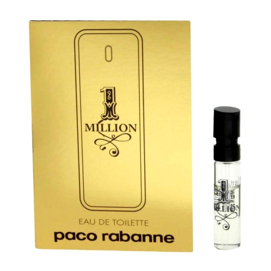 Paco Rabanne 1 Million Cologne Spray Vial (Sample) .05 Oz Edt (Men)
