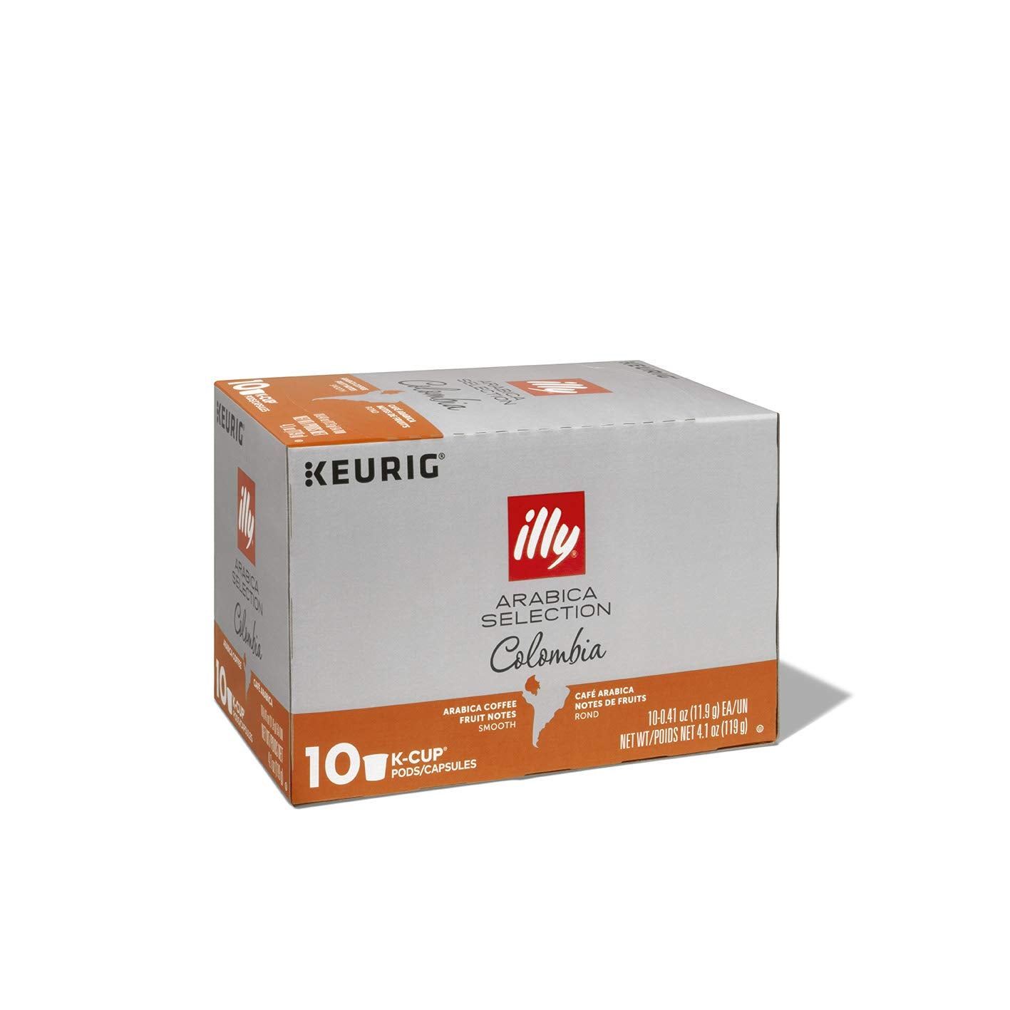 Illy Coffee K Cups - Coffee Pods For Keurig Coffee Maker – Variety Pack Of Brasile & Colombia – Distinctive, Flavorful & Full-Bodied Flavor Pods Of Coffee - No Preservatives – 60 Count, 6 Pack