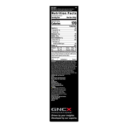 Gnc Total Lean Protein Brownie - Chocolate Confetti (12 Brownies)