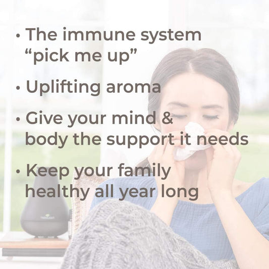 Plant Therapy Organic Immune Aid Essential Oil Blend 10 Ml (1/3 Oz) 100% Pure, Undiluted, Therapeutic Grade