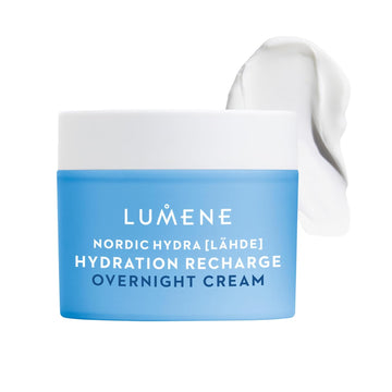 Lumene [Lähde Hydration Recharge Overnight Facial Cream - Lightweight, Hydrating Face Cream With Hyaluronic Acid, Arctic Spring Water + Nordic Birch Sap - Reinforces Natural Moisture Barrier (50 Ml)