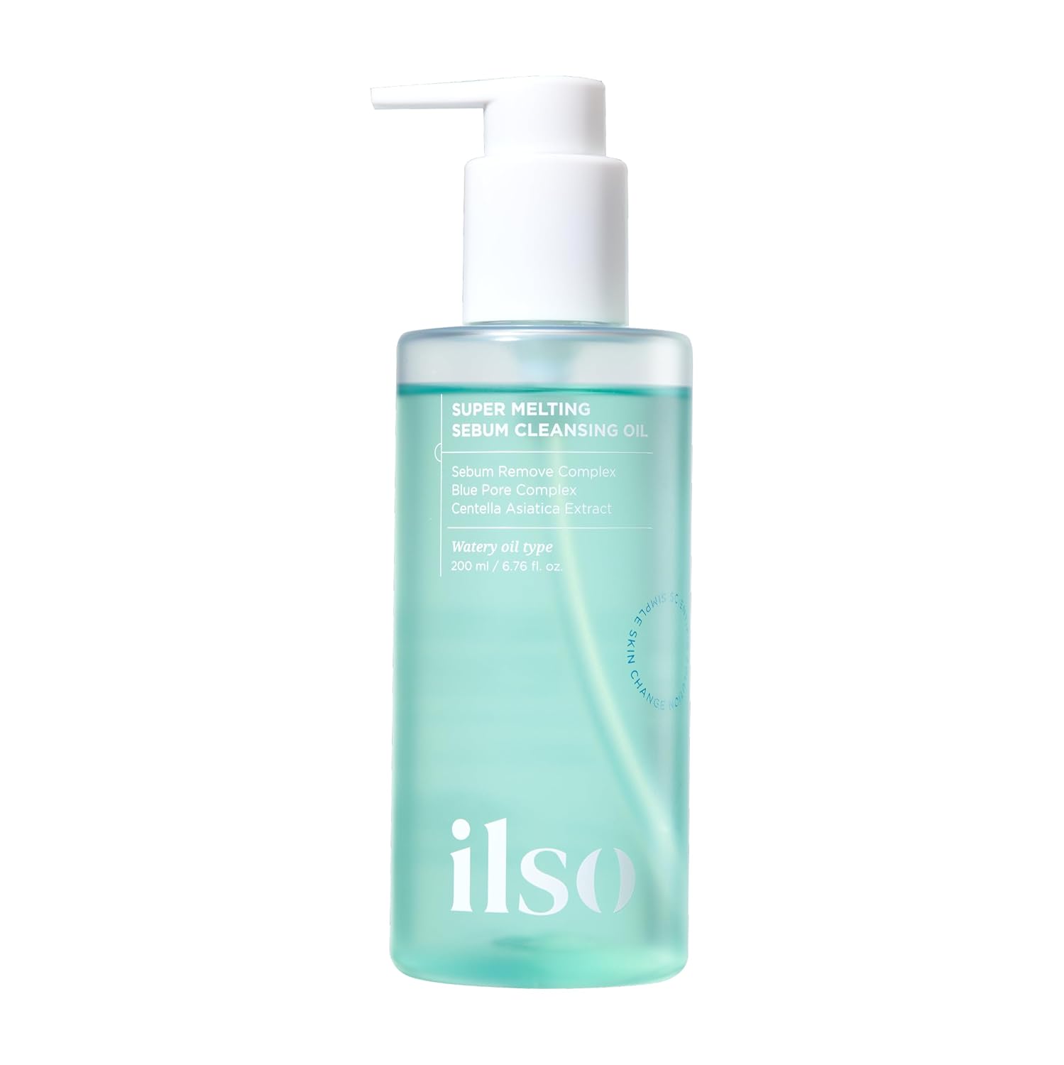 Ilso Super Melting Sebum Cleansing Oil, Watery Oil Type, Sensitive Skin Face Wash, Oil Cleanser For Face, Makeup Blackhead Remover, Korean Skin Care 6.75 Fl Oz (200Ml)