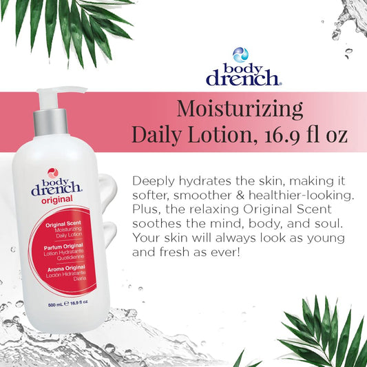 Body Drench Moisturizing Lotion For All Skin Types, 16.9Oz