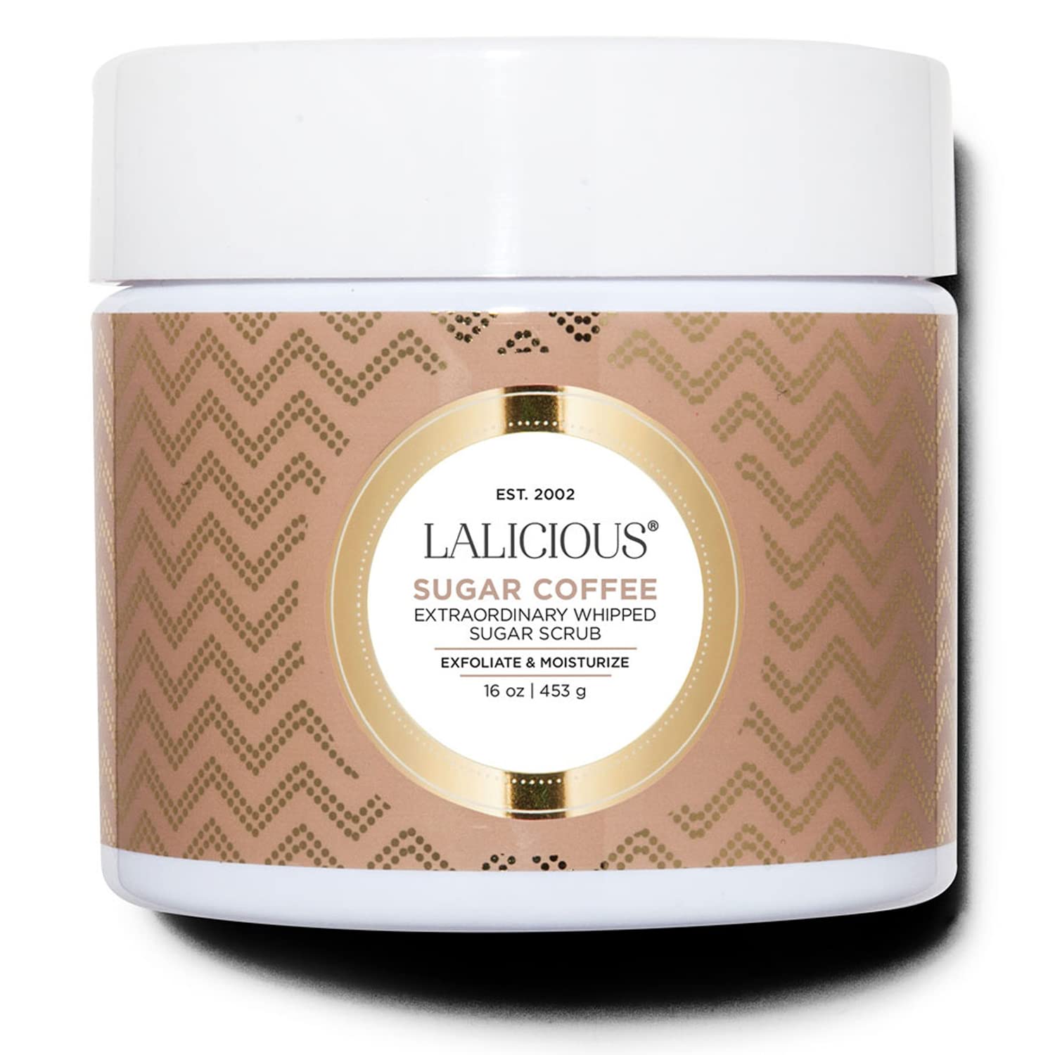 Lalicious - Whipped Sugar Scrub - Sugar Coffee, 16 Oz