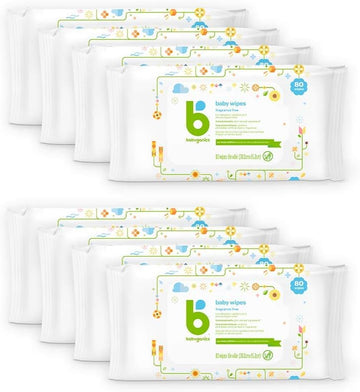 Babyganics Unscented Diaper Wipes, 640 Count, Non-Allergenic And Formulated With Plant Derived Ingredients, Packaging May Vary