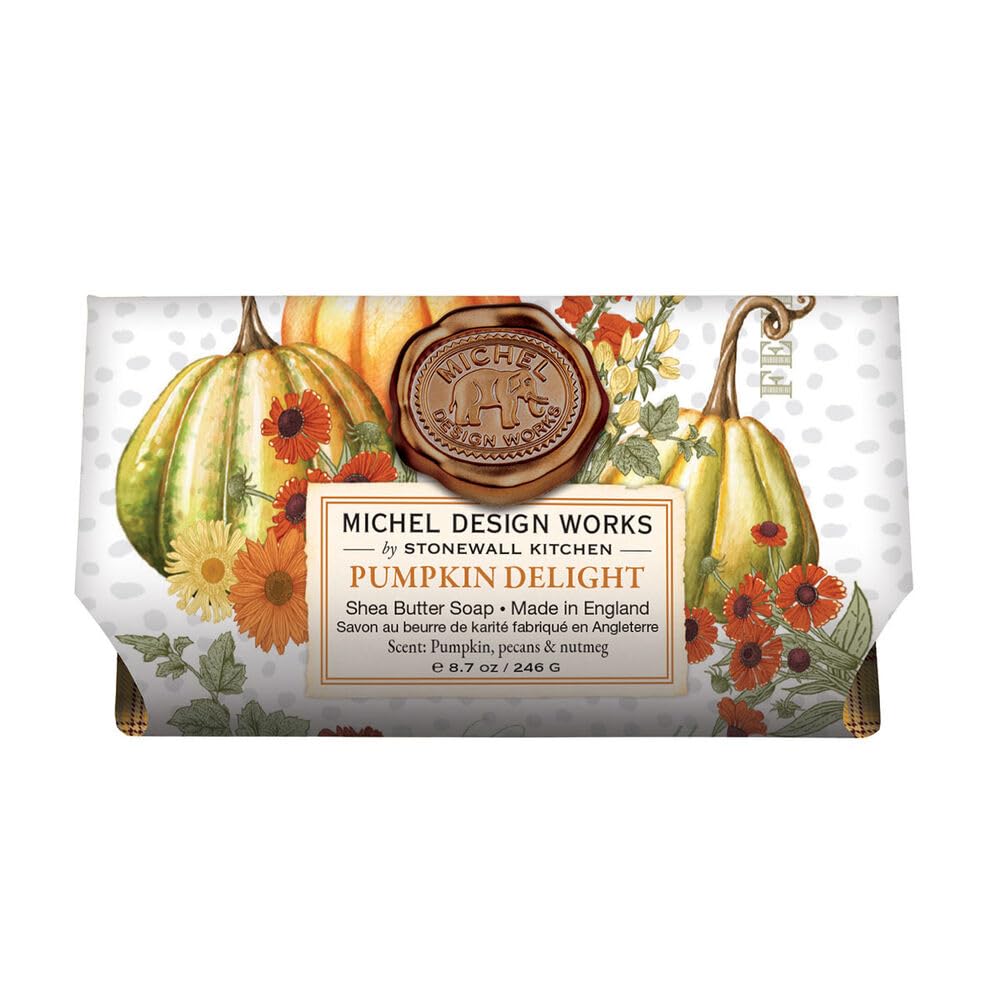 Michel Design Works Large Bath Soap Bar, Christmas Bouquet
