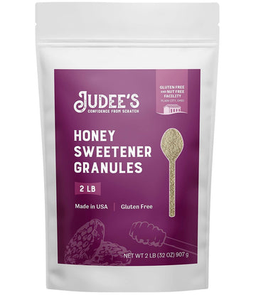 Judee'S Honey Sweetener Granules - 2 Lbs - Delicious And 100% Gluten-Free - Great For Baked Goods, Tea, Coffee, And Yogurt - Topping And Sweetener