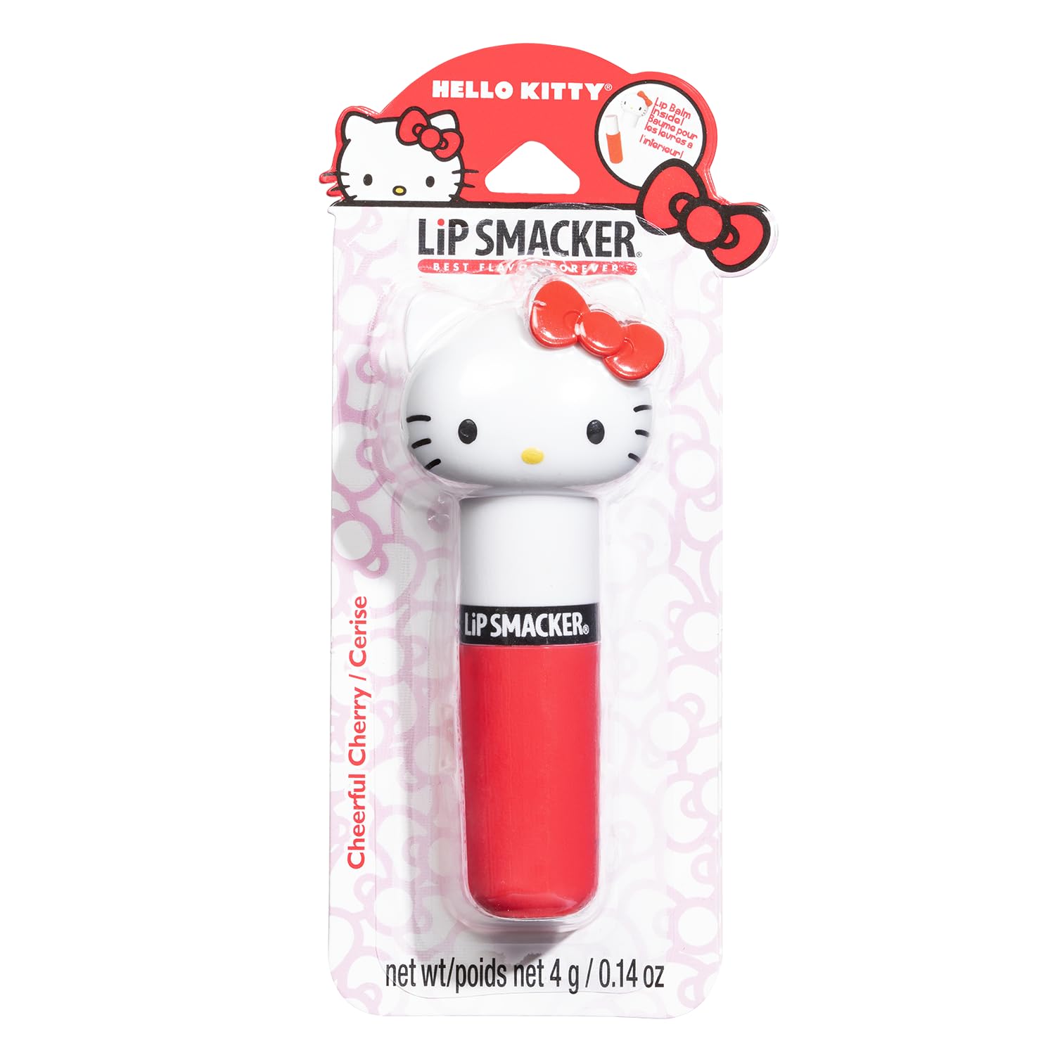 Lip Smacker Lippy Pals Panda Holiday, Flavored Moisturizing & Smoothing Soft Shine Lip Balm, Hydrating & Protecting Fun Tasty Flavors, Cruelty-Free & Vegan - Eggnog