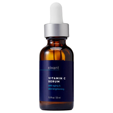 Vitamin C Serum - Anti-Aging And Skin Brightening For All Skin Types & Tones - Hyaluronic Acid & Vitamin E Serum For Face - Paraben Free, Cruelty Free & Vegan, 1.0 Fl Oz