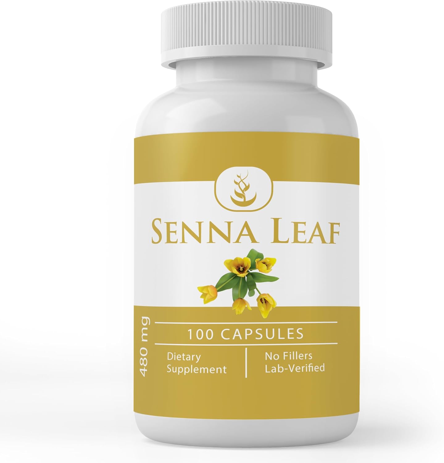 Pure Original Ingredients Senna Leaf, Always Pure, No Additives Or Fillers, Lab Verified (100 Capsules)