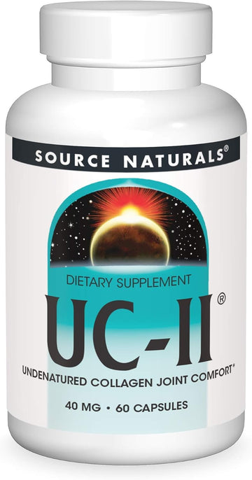 Source Naturals Uc-Ii, Undenatured Collagen Joint Comfort* 40 Mg - 60 Capsules