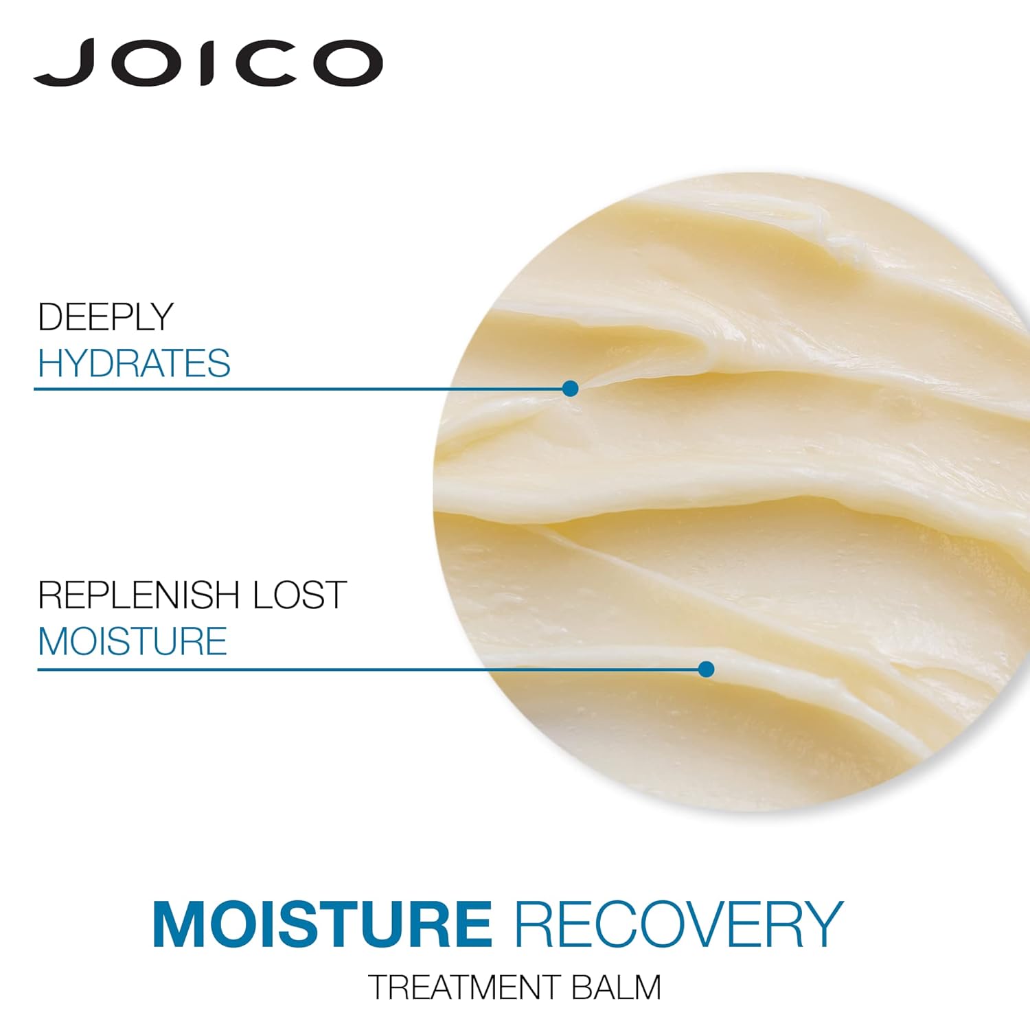 Joico Moisture Recovery Treatment Balm | For Thick, Coarse, Dry Hair | Restore Moisture, Smoothness, Strength, & Elasticity | Reduce Breakage & Frizz | With Jojoba Oil & Shea Butter | 8.5 Fl Oz : Beauty & Personal Care