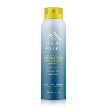 Oars + Alps After Sun Cooling Spray, Includes Aloe Vera and Niacinamide with a Green Tea Scent, 6 Fl Oz