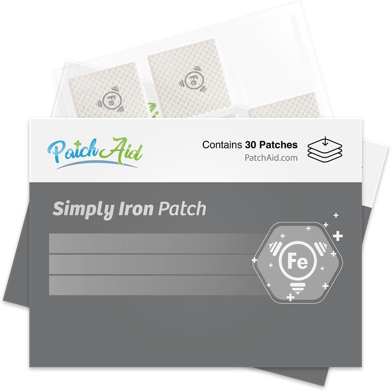 Simply Iron Patch By Patchaid 30-Day Supply