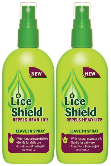 Lice Shield Leave In Spray, 5 Oz, 2 Pk : Health & Household
