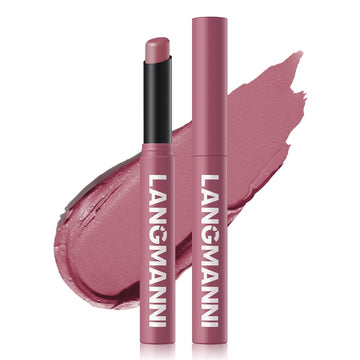 Matte Lipstick Velvety Mud Texture,Waterproof Long-Lasting,Non-Stick Cup,High Pigmented,Feels Comfortable On Lips 05