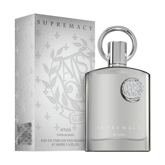 Afnan Supremacy Silver Eau De Parfum For Men, 3.4 Fl. Oz
