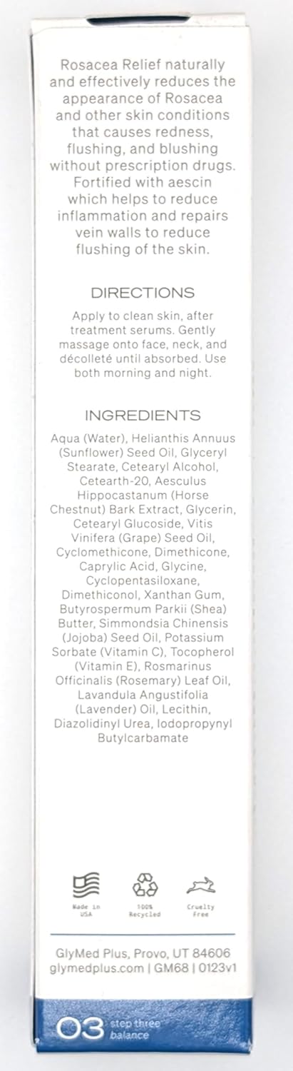 Glymed Plus Cell Science Rosacea Relief : Facial Treatment Products : Health & Household